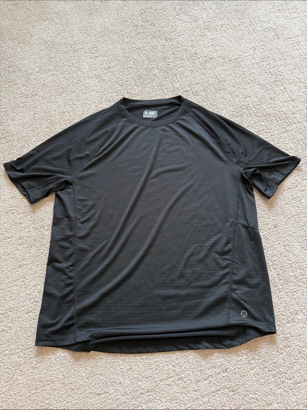 Mondetta Men's Black Performance Short Sleeve Tee - Large